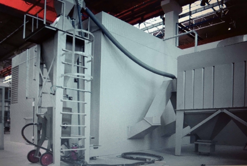 Dust Collection and Sand Blasting Booth 3